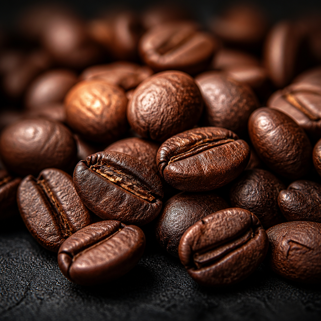Roasted coffee beans
