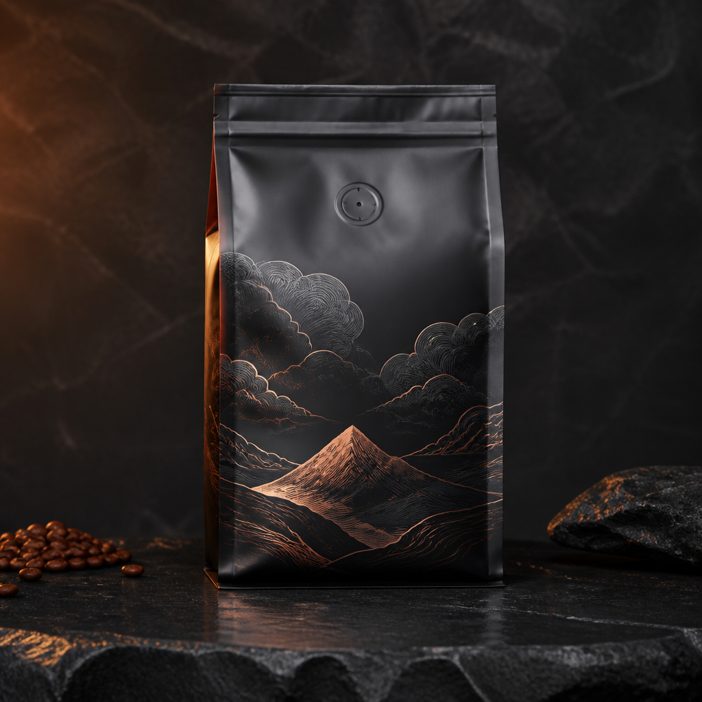 Specialty coffee beans bag